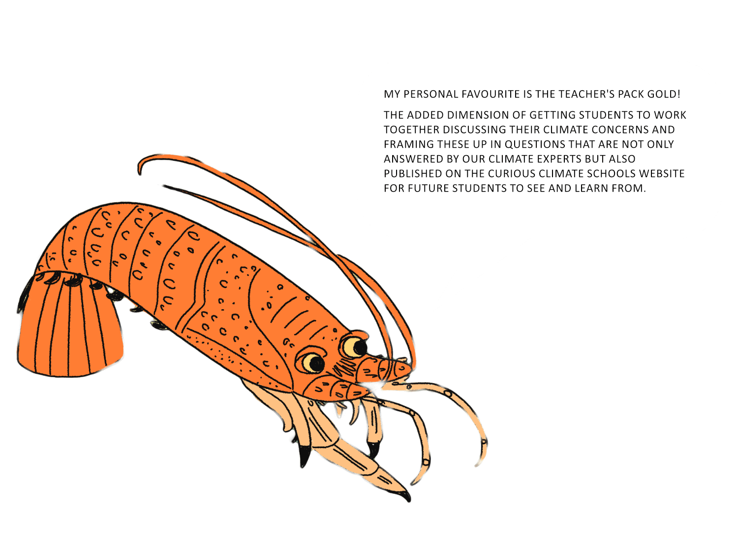 Ron the rock lobster conversations
